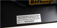 Benetton - F1 Renault B195 n° 1 (1995) 1:12 - Michael Schumacher - Winner Pacific GP - World Champion - Minichamps