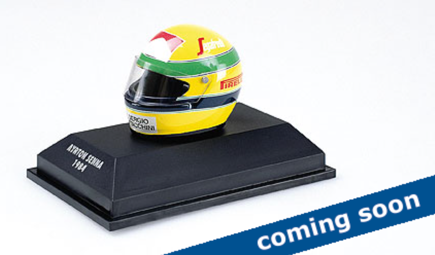 Ayrton Senna - Helmet (1984) 1:10 - Minichamps – Triple