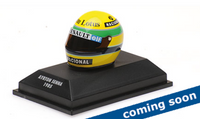 Ayrton Senna - Helmet (1985) 1:10 - Minichamps