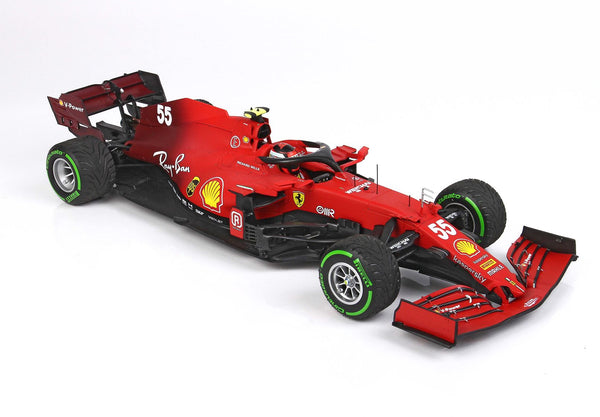 人気ブランドを Inter Green w/ - SAINZ CARLOS - 1:18 SF21 Ferrari Tyres GP - BBR