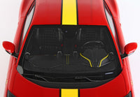 Ferrari - 812 Competizione 1:18 (2021) Rosso Corsa 322 - Yellow Stripe - BBR