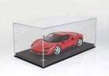 Ferrari 296 GTB - 1:18 (2021) Rosso Corsa 322 - Limited Edition 596 pcs - With Showcase - BBR