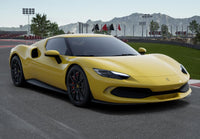Ferrari 296 GTB - 1:18 (2021) Yellow Modena - Carbon Fiber Tyres -Limited Edition 96 pcs - With Showcase - BBR