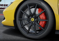 Ferrari 296 GTB - 1:18 (2021) Yellow Modena - Carbon Fiber Tyres -Limited Edition 96 pcs - With Showcase - BBR
