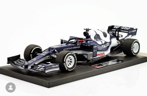 Alpha Tauri F1 AT02 Honda 1:18 - Yuki Tsunoda - Bahrain GP 2021 - Minichamps