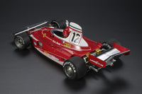 Ferrari 312T N12 - Niki Lauda - WORLD CHAMPION 1975 WINNER MONACO GP (with pilot figure) - GP Replicas