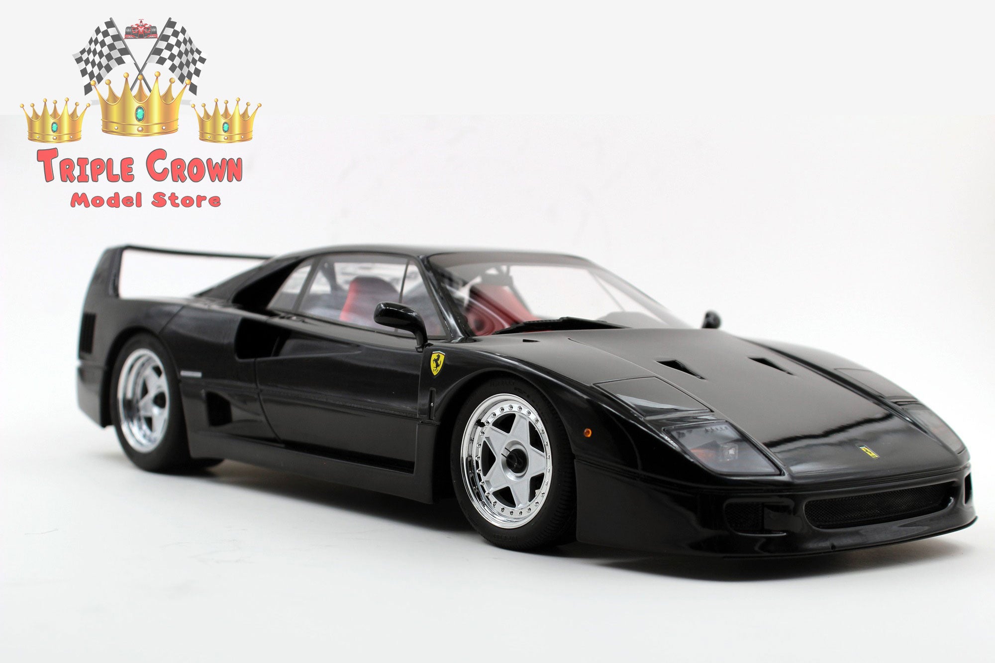 Ferrari - F40 1987 - 1/12 - Black - Top Marques – Triple Crown ModelStore