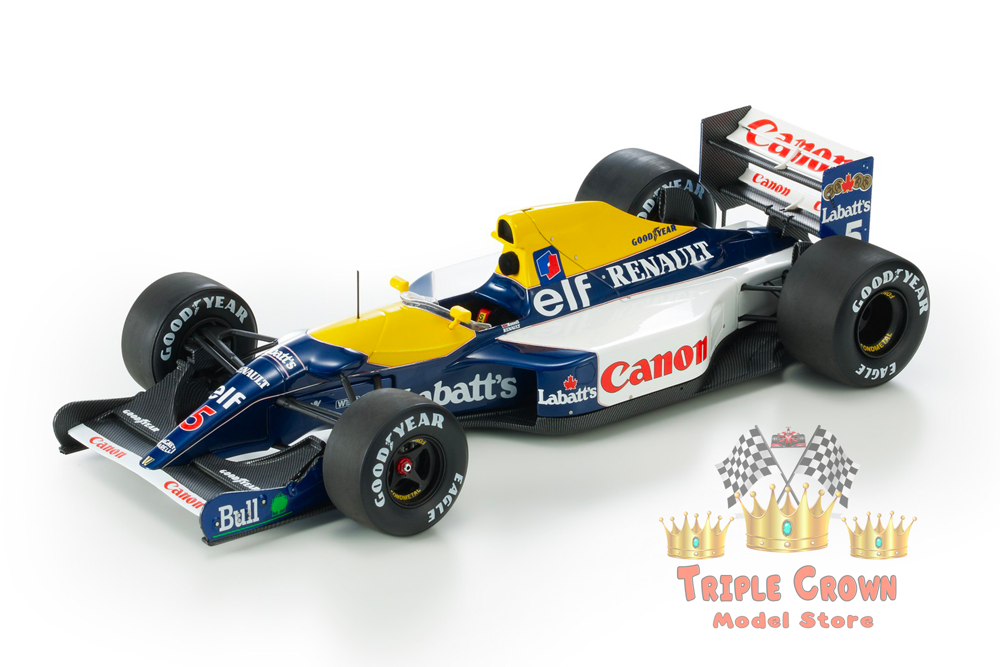 カルツォ 1/18 F1 ウィリアムズ FW14B N.マンセル Williams FW14B 1:18 - Nigel Mansell World Champion 1992 - GP