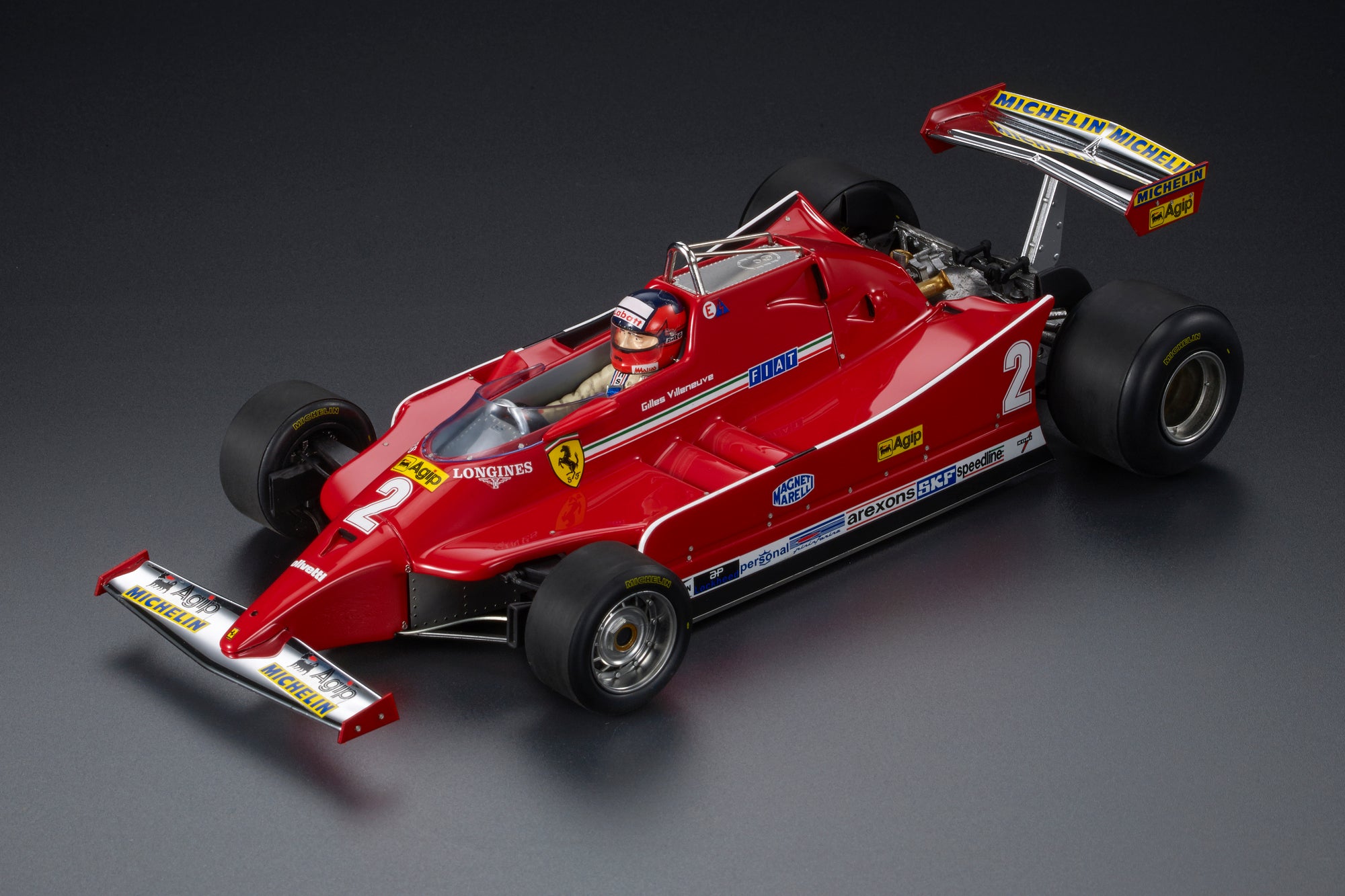 Ferrari - F1 126C n.2 (1980) 1:18 - Gilles Villeneuve - Italy GP 