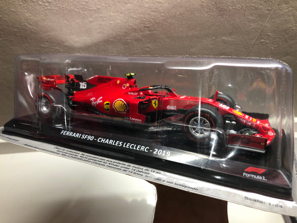 Ferrari SF90 1:24 - Charles Leclerc 2019 - Die Cast