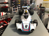 DAMAGED Brabham BT44 1975 1:18 – Carlos Pace - Spark
