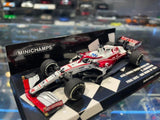 Alfa Romeo F1 C41 1:43 - Kimi Raikkonen - Abu Dhabi GP 2021 "Last Race" - Minichamps