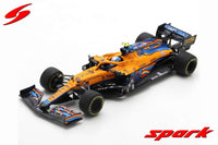 McLaren F1 MCL35L Mercedes 1:43 - Lando Norris Abu Dhabi GP 2021 - Spark