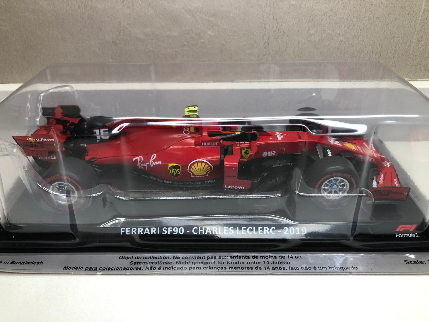Ferrari SF90 1:24 - Charles Leclerc 2019 - Die Cast