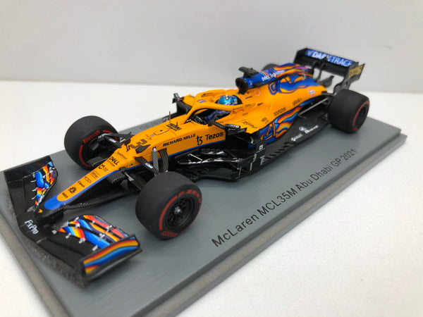 McLaren F1 MCL35L Mercedes 1:43 - Daniel Ricciardo Abu Dhabi GP 2021 - Spark