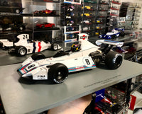 DAMAGED Brabham BT44 1975 1:18 – Carlos Pace - Spark