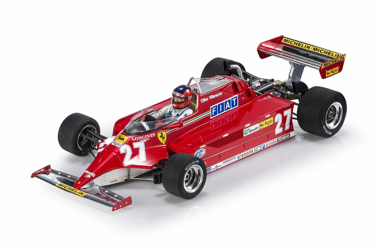Ferrari 126 CK 1:18 - Gilles Villeneuve 1981 (with Driver)- GP Replicas