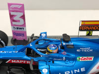 Alpine F1 Team A521 - Fernando Alonso - Qatar GP 2021- 3rd Place