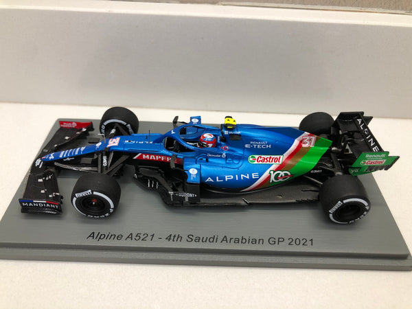 Alpine F1 Team A521 (2021) E. Ocon - 4th Saudi Arabian GP - 1:43 - Spark