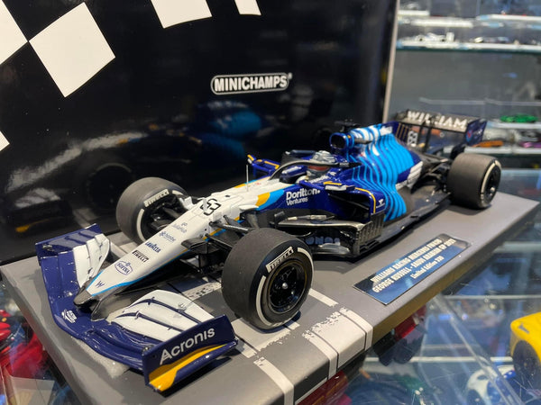 Williams FW43B - 1:18 - Saudi Arabia GP "Frank Williams Tribute" - George Russell - Minichamps