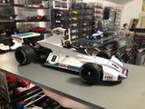 DAMAGED Brabham BT44 1975 1:18 – Carlos Pace - Spark