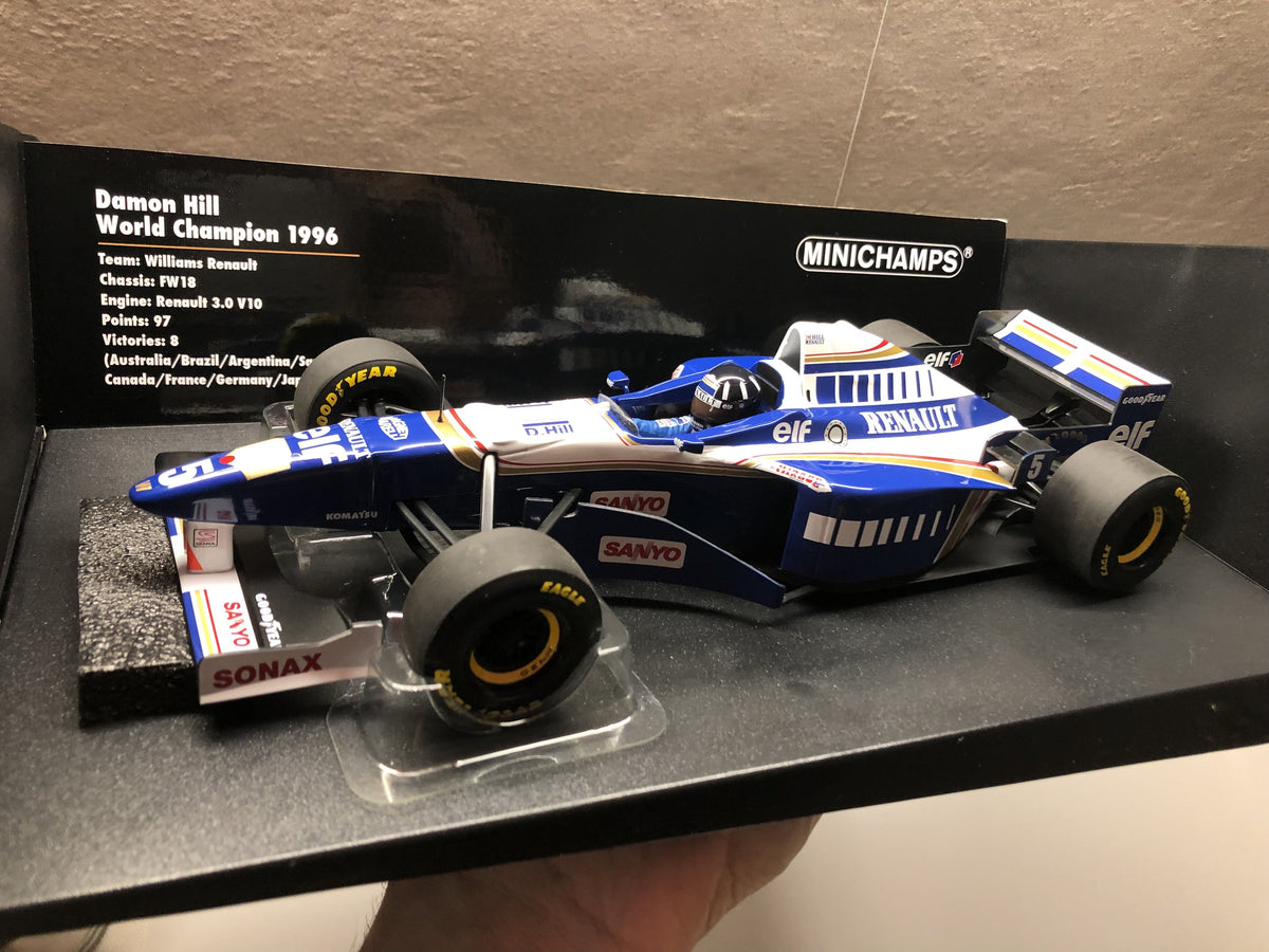 Williams FW18 1:18 - Damon Hill World Champion 1996 - Minichamps