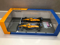 McLaren F1 MCL35 Mercedes 1:43 - Winner Italy GP 2021 Ricciardo + Norris - Spark