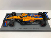 McLaren F1 MCL35L Mercedes 1:43 - Daniel Ricciardo Abu Dhabi GP 