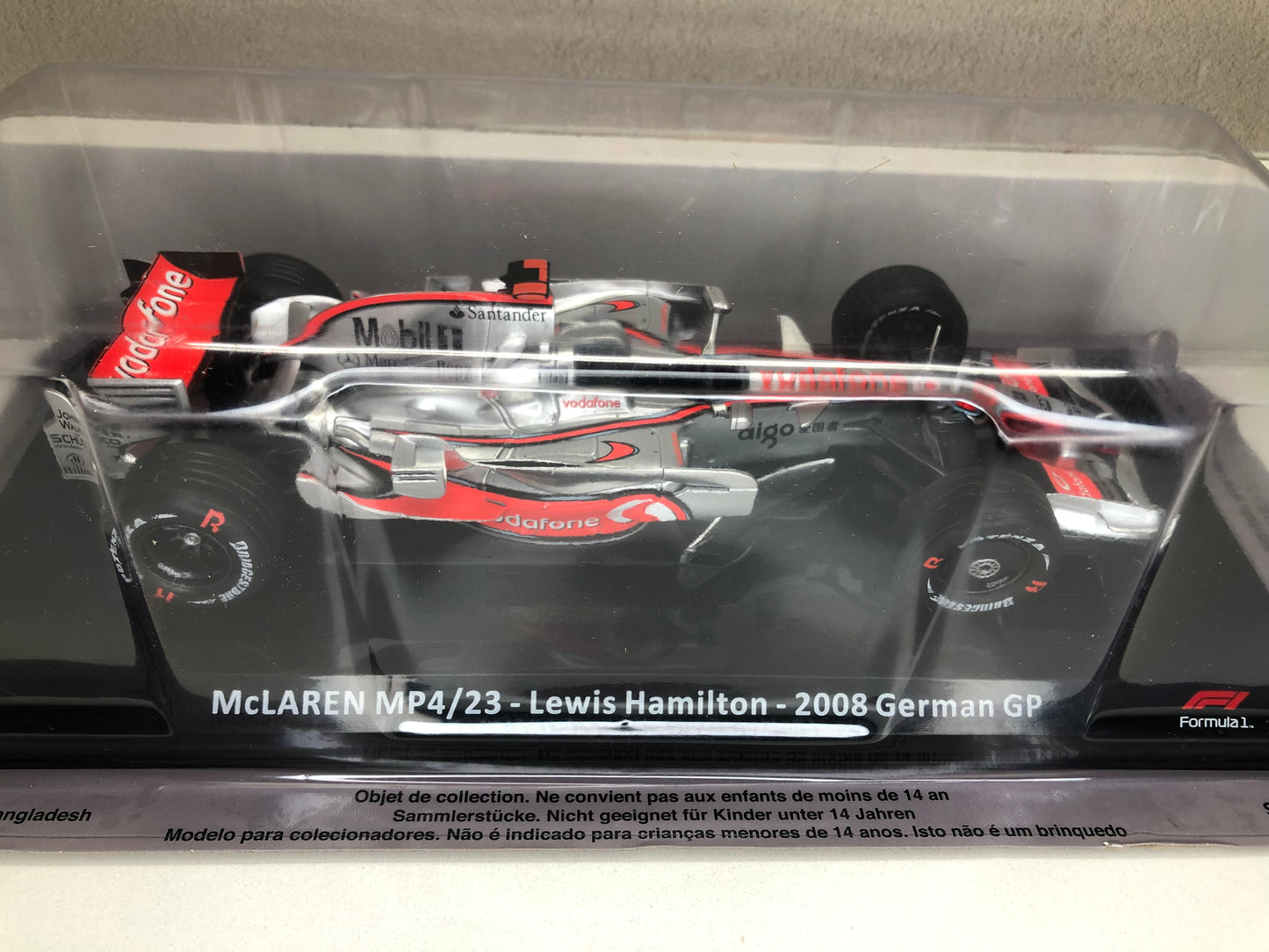 McLaren MP4/23 1:24 - Lewis Hamilton World Champion 2008
