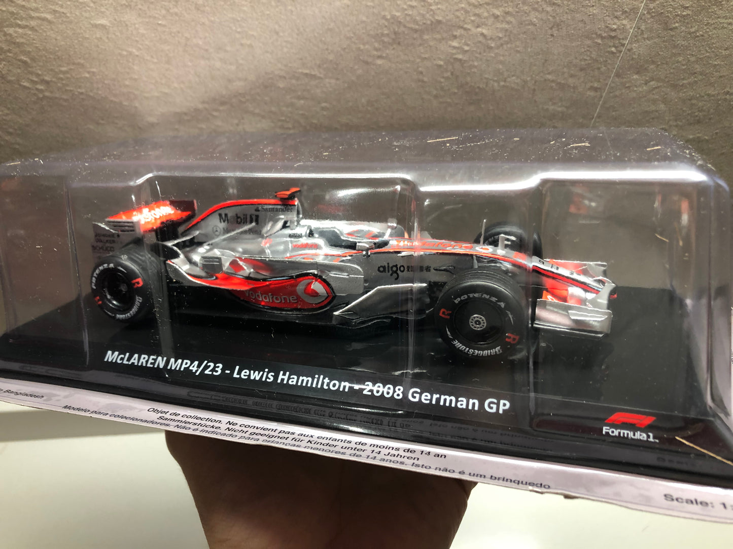 McLaren MP4/23 1:24 - Lewis Hamilton World Champion 2008