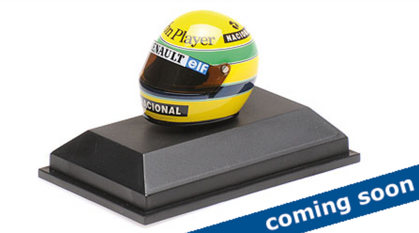 Ayrton Senna - Helmet (1986) 1:10 - Minichamps