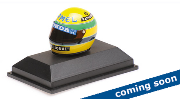 Ayrton Senna - Helmet (1987) 1:10 - Minichamps