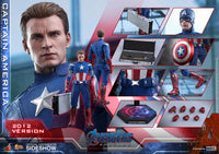Captain America - Avengers: Endgame Movie - Masterpiece Action Figure 1/6 - 30 cm (2012 Version) - Hot Toys