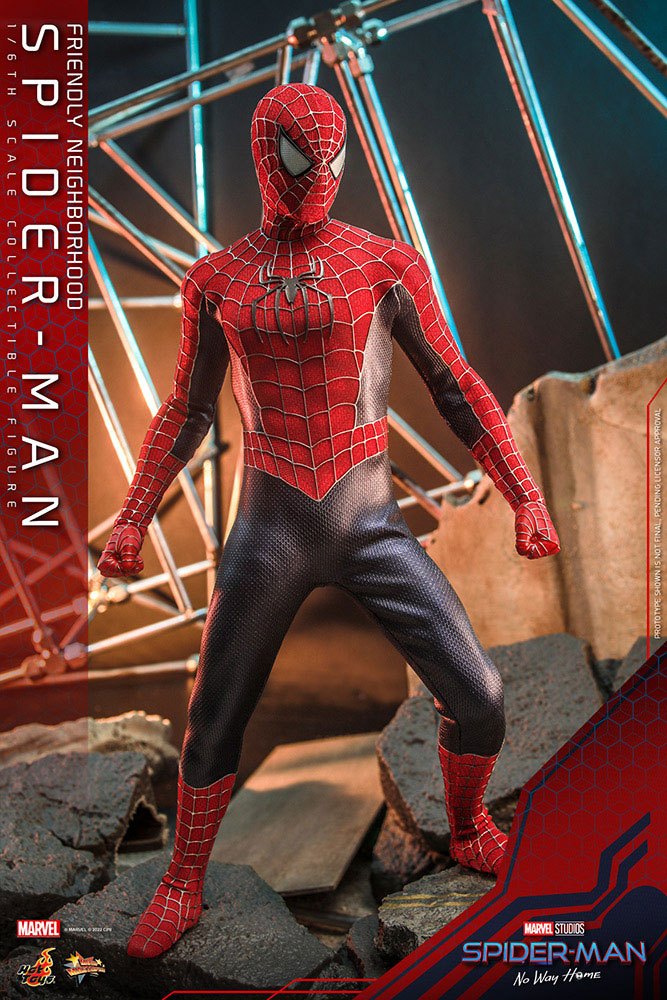 Spider-Man - No Way Home Movie - Friendly Neighborhood Spider-Man - Masterpiece Action Figure (1/6 - 30 cm) - Hot Toys