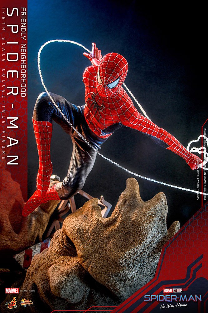 Spider-Man - No Way Home Movie - Friendly Neighborhood Spider-Man - Masterpiece Action Figure (1/6 - 30 cm) - Hot Toys