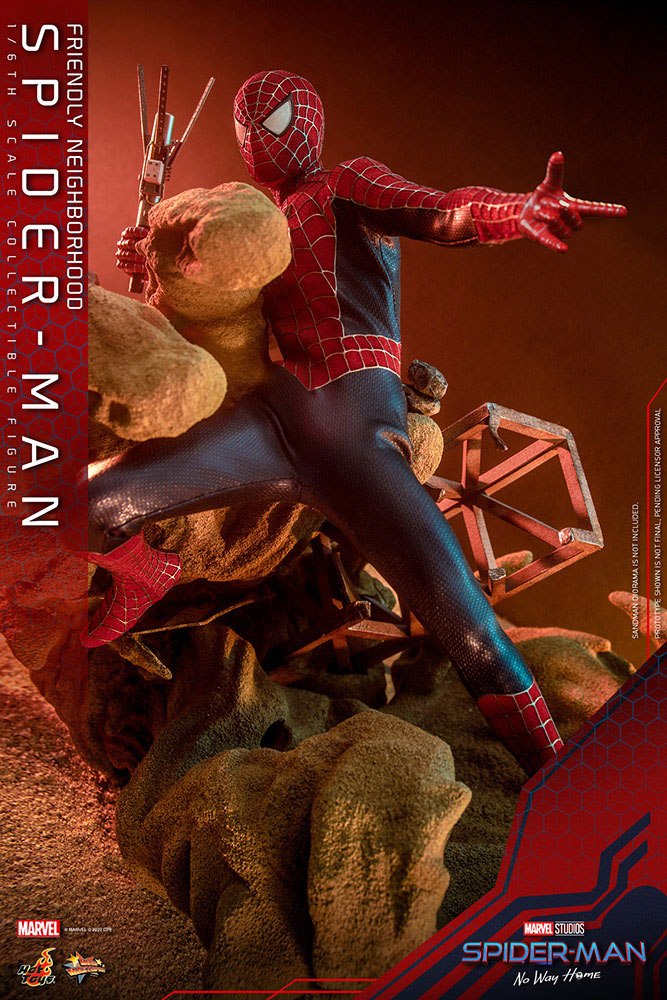 Spider-Man - No Way Home Movie - Friendly Neighborhood Spider-Man - Masterpiece Action Figure (1/6 - 30 cm) - Hot Toys
